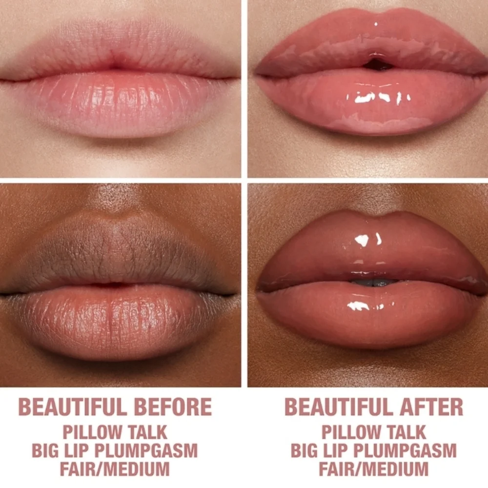 Charlotte Tilbury Pillow Talk Big Lip Plump Gasm: Fair/Medium, Full Size, NWOB